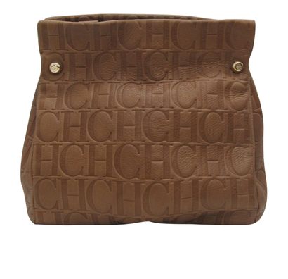 Mini Tote CH, 190&euro;, Bolso, Marrón, Animal - Piel, Vista frontal